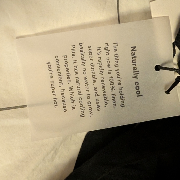 Reformation Black Linen Sasha Top - Picture 5 of 6